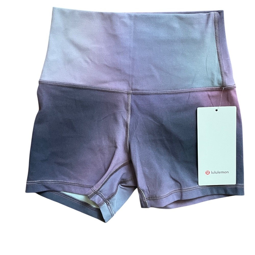 Lululemon Align High-Rise Short 4" Size 4 Atmosphere High-Dye Purple Nulu